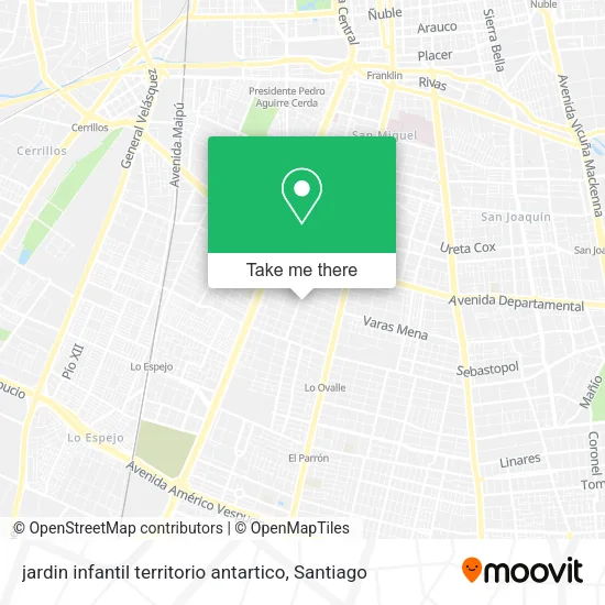 jardin infantil territorio antartico map