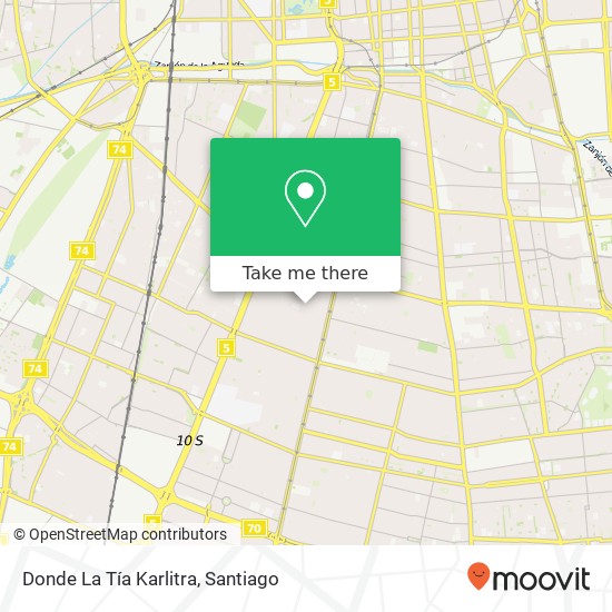 Donde La Tía Karlitra map