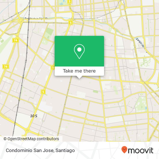 Condominio San Jose map