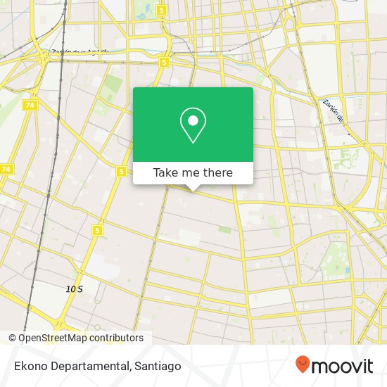 Ekono Departamental map