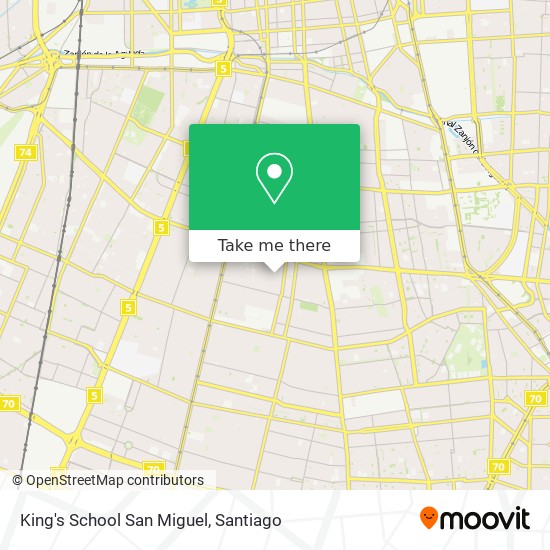 King's School San Miguel map