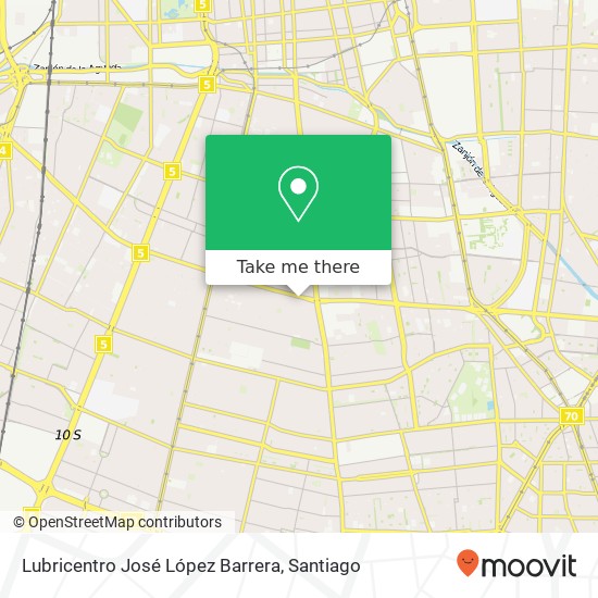Lubricentro José López Barrera map