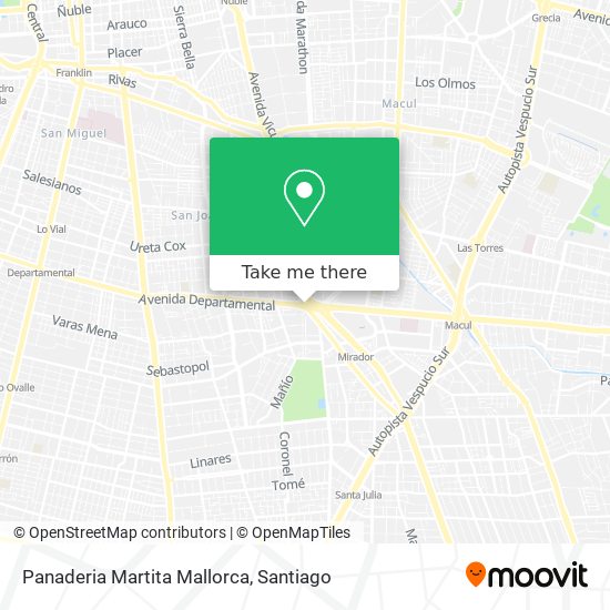 Panaderia Martita Mallorca map