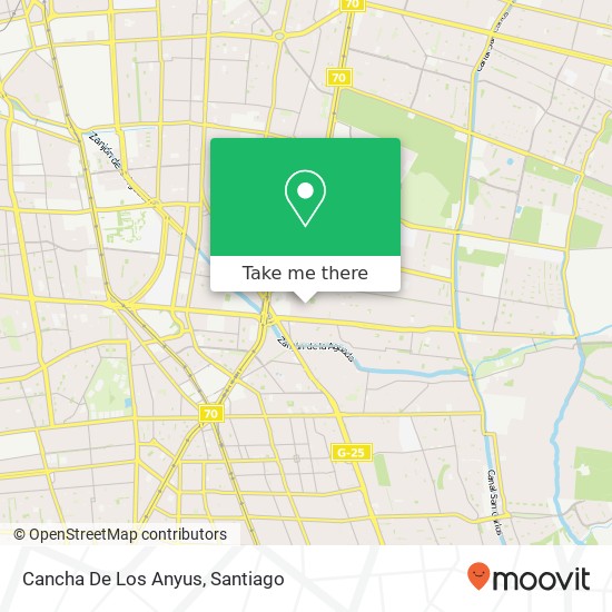 Cancha De Los Anyus map