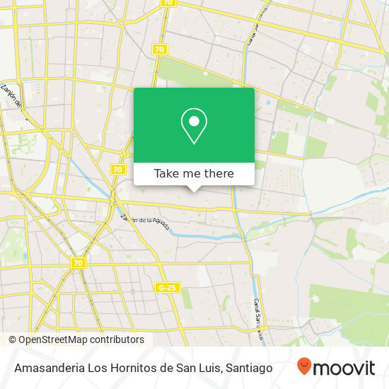 Amasanderia Los Hornitos de San Luis map