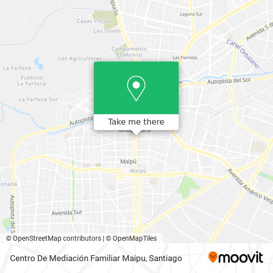 Centro De Mediación Familiar Maipu map