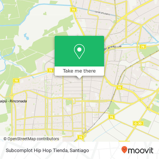 Subcomplot Hip Hop Tienda map