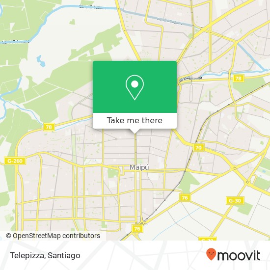 Telepizza map