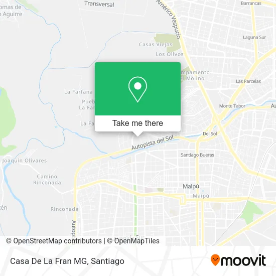 Casa De La Fran MG map