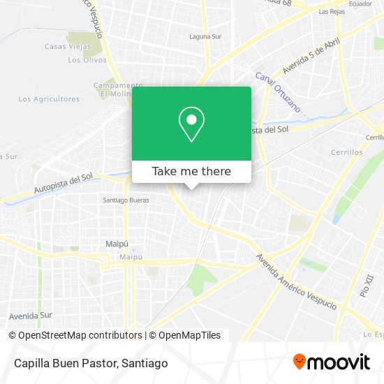 Capilla Buen Pastor map
