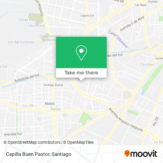 Mapa de Capilla Buen Pastor