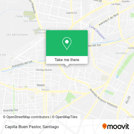 Capilla Buen Pastor map
