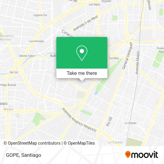 GOPE map