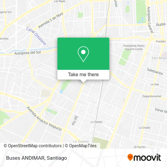 Mapa de Buses ANDIMAR