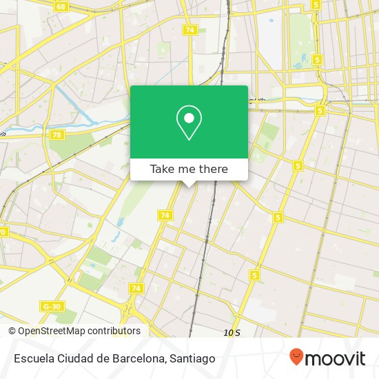Escuela Ciudad de Barcelona map