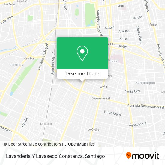 Lavanderia Y Lavaseco Constanza map
