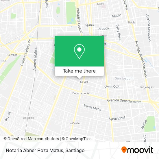 Notaria Abner Poza Matus map