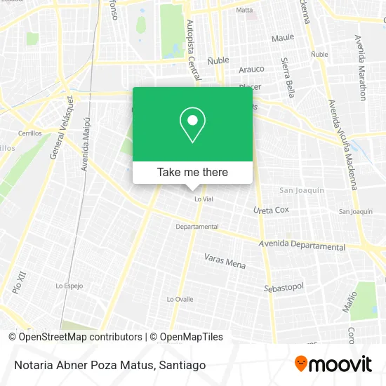 Notaria Abner Poza Matus map
