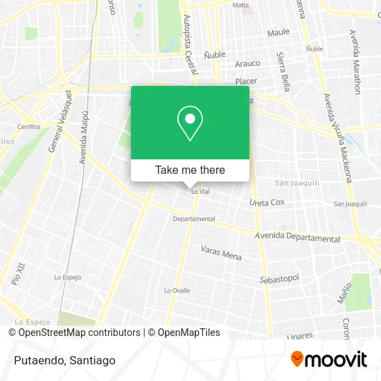 Putaendo map