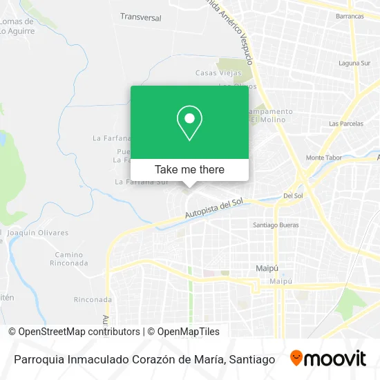 Parroquia Inmaculado Corazón de María map
