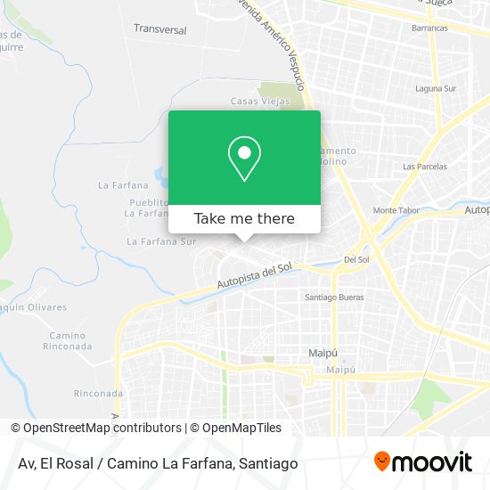 Av, El Rosal / Camino La Farfana map
