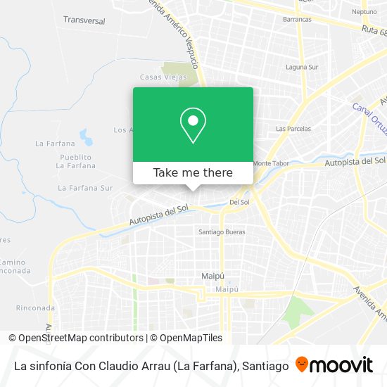 La sinfonía Con Claudio Arrau (La Farfana) map