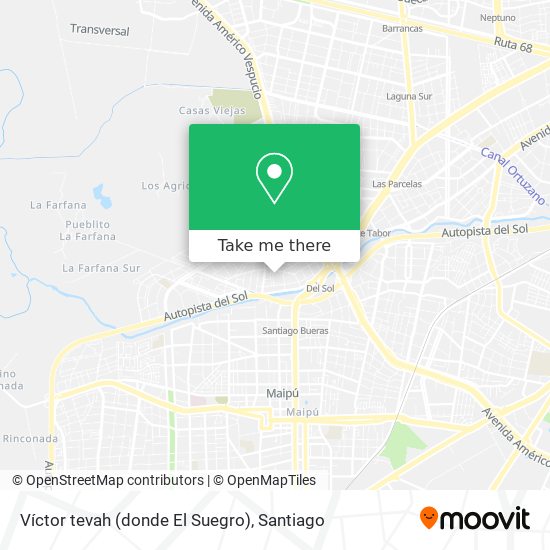 Víctor tevah (donde El Suegro) map