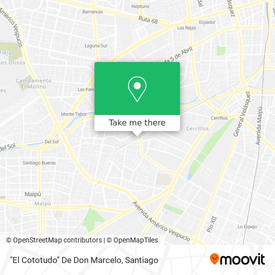 Mapa de "El Cototudo" De Don Marcelo