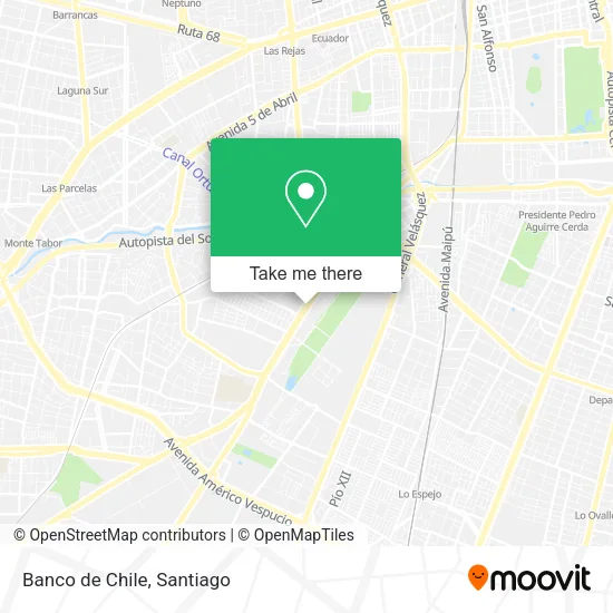 Banco de Chile map