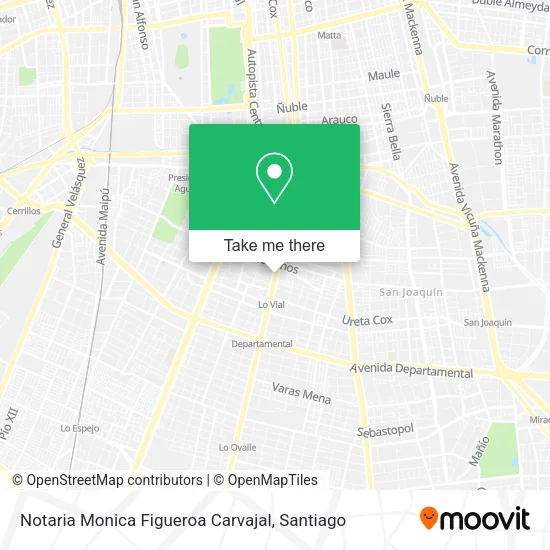 Mapa de Notaria Monica Figueroa Carvajal