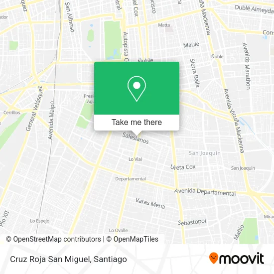 Cruz Roja San Miguel map