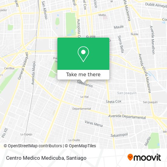 Centro Medico Medicuba map