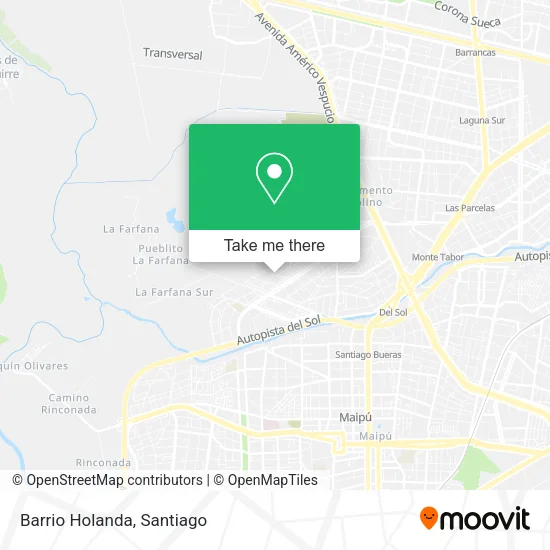 Barrio Holanda map