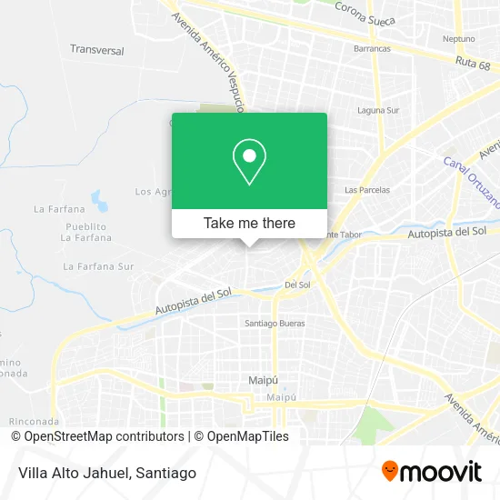 Villa Alto Jahuel map