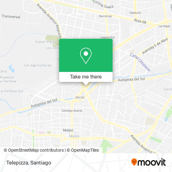 Telepizza map