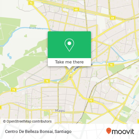 Centro De Belleza Bonsai map