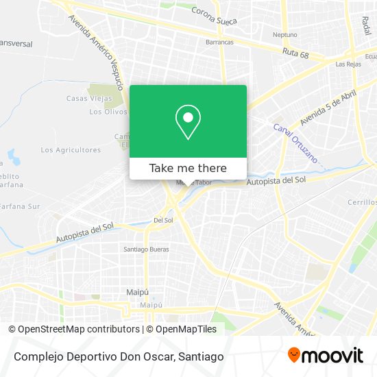 Complejo Deportivo Don Oscar map