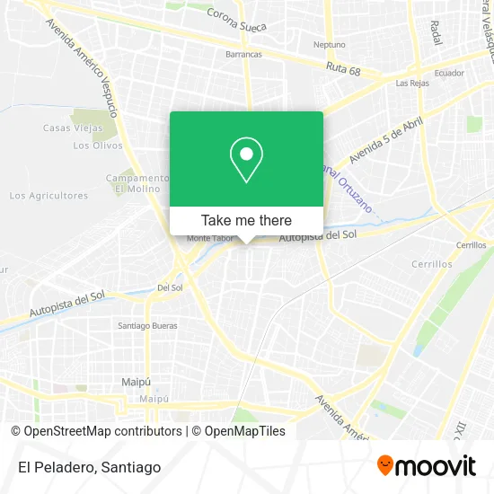 El Peladero map