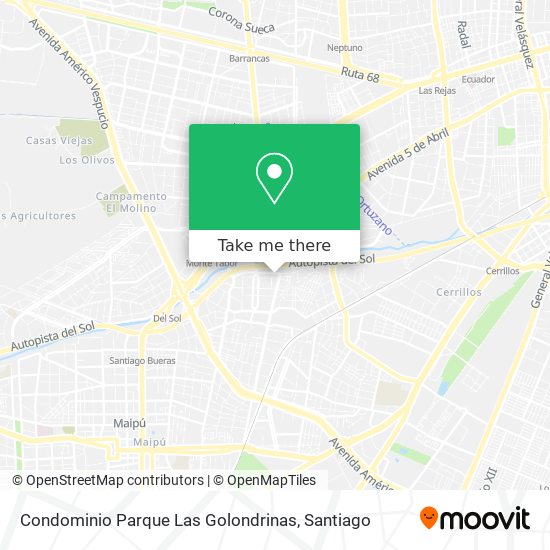 Condominio Parque Las Golondrinas map