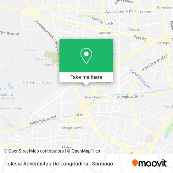 Iglesia Adventistas De Longitudinal map