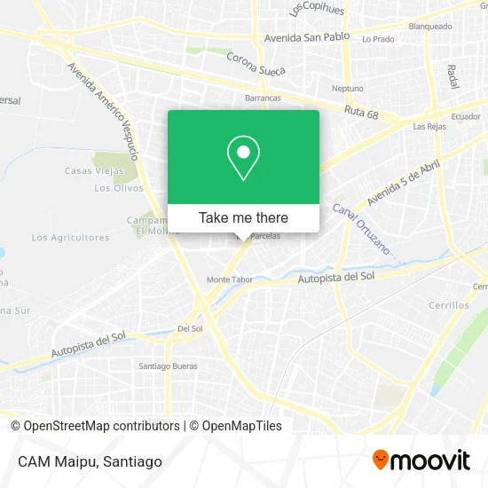 Mapa de CAM Maipu