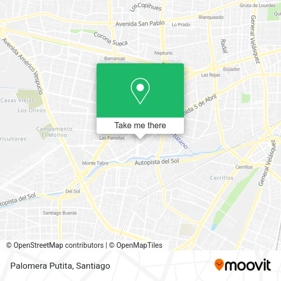 Palomera Putita map