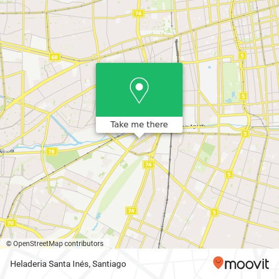 Mapa de Heladeria Santa Inés