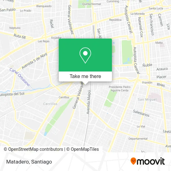 Matadero map