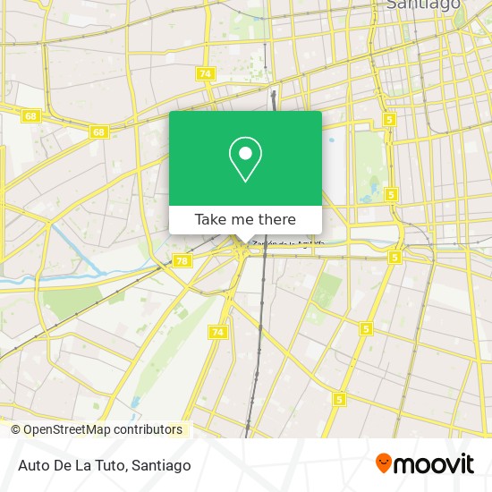 Auto De La Tuto map