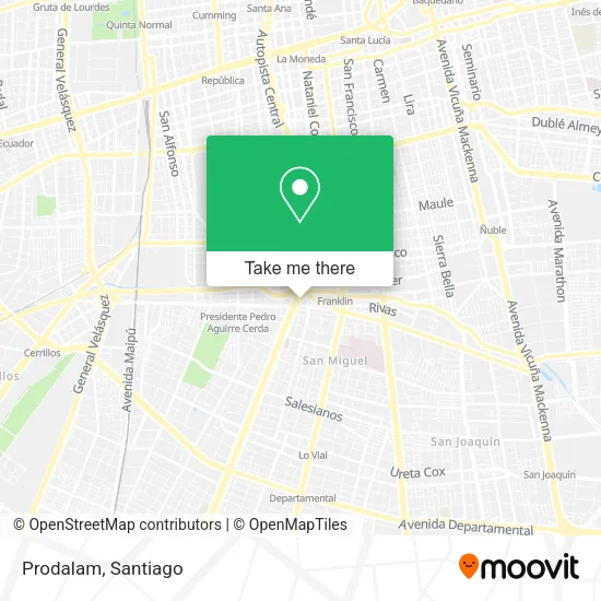 Prodalam map