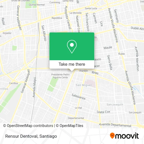 Rensur Dentoval map