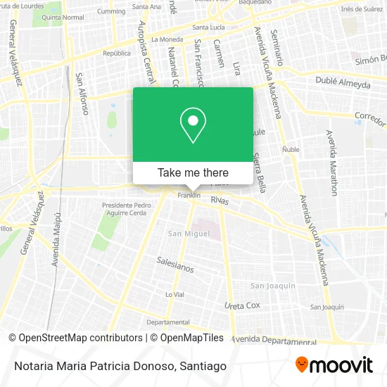 Notaria Maria Patricia Donoso map
