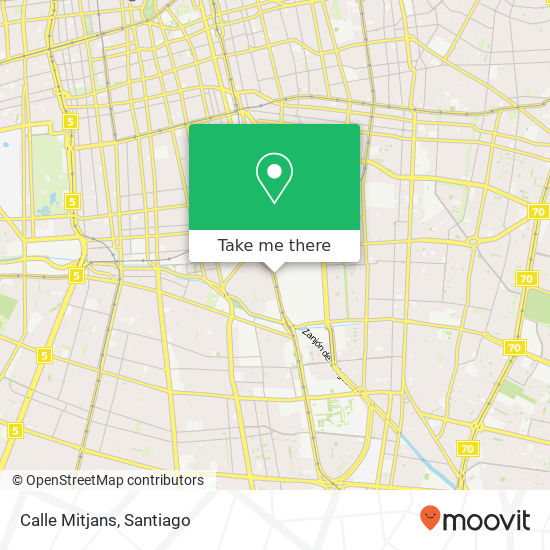 Calle Mitjans map