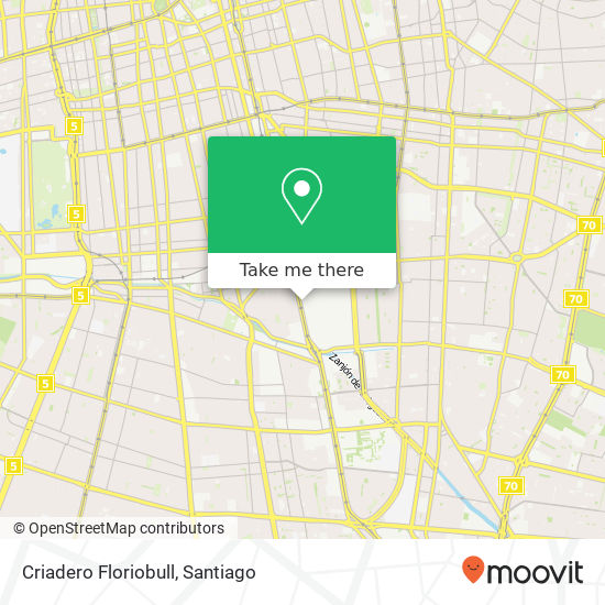 Criadero Floriobull map